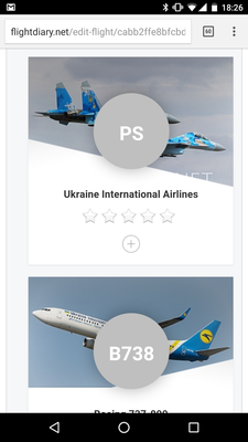 Поповнення флоту МАУ за версією Flightdiary.net