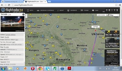 в воскресенье в киев летел a330. Они иногда летают на этом маршруте или это туристы?