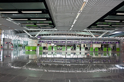 Check in hall terminal D Borispol Airport