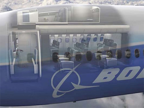 Секретная комната для отдыха экипажа в Boeing 777