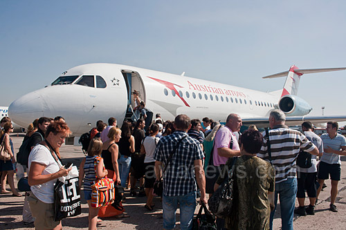 Fokker 50 OE-LFR Tyrolean Airlines