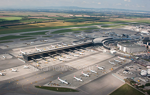Vienna Airport overview photo