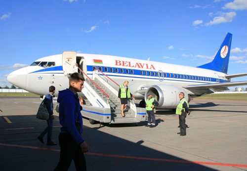 Boeing 737-500 авиакомпании Белавиа