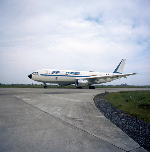 Первый Airbus A300B2 для авиакомпании Air France историческое фото