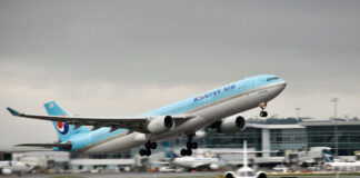 A Korean Air Airbus A330