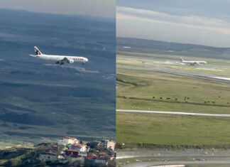 Parallel landing at Istanbul Airport