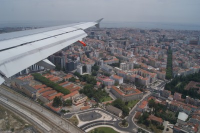 TAP Portugal, Barcelona - Lisboa<br />вид на кампус Universidade Nova de Lisboa