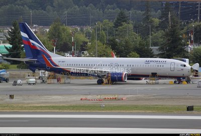 First 737-800 for Aeroflot. 737-8LJ, sn:41195, ln:4590. Name: S Obraztov