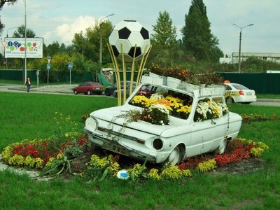 Дополнение к футбольному мячу перед терминалом