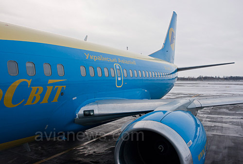 Boeing 737 авиакомпании АэроСвит UR-AAM