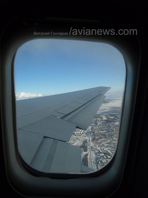 Вид из окна Boeig 767