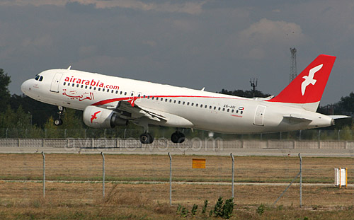 Самолет авиакомпании Air Arabia