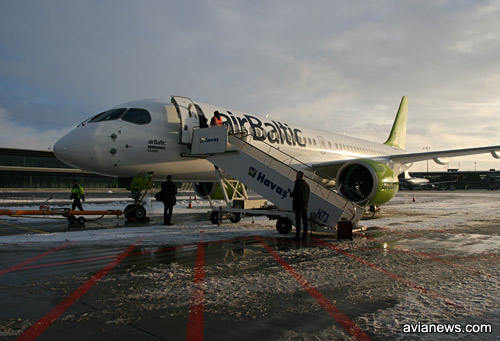 Bombardier CS300 airBaltic  