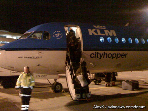   KLM       Cityhopper    Embraer