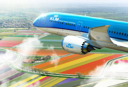 Boeing 787-9 Dreamliner авиакомпании KLM