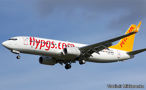 Самолет Pegasus Airlines Boeing 737