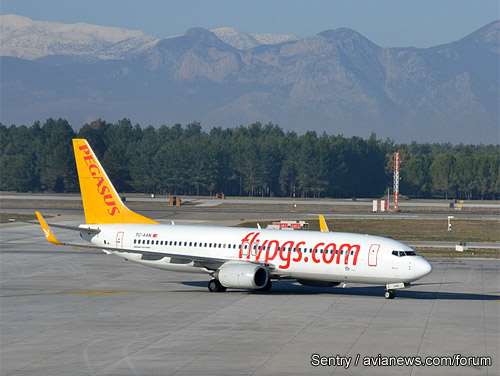 Самолет Pegasus Airlines