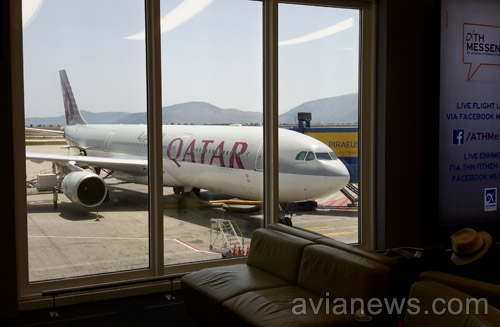 Самолет авиакомпании Qatar Airways