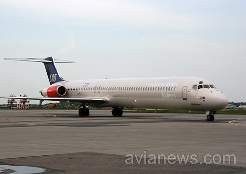Авиакомпания SAS Scandinavian Airlines вывела из своего флота последние три самолета семейства McDonnell Douglas MD-80