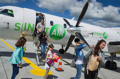 Польская авиакомпания SprintAir успела перевезти за две недели полетов по маршруту Радом-Львов 141 пассажира