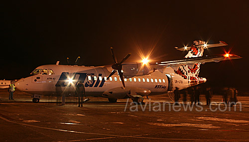 Самолет ATR 42 авиакомпании Ютэйр