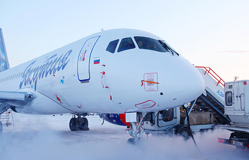 Второй Сухой Суперджет 100 авиакомпании Якутия SSJ 100