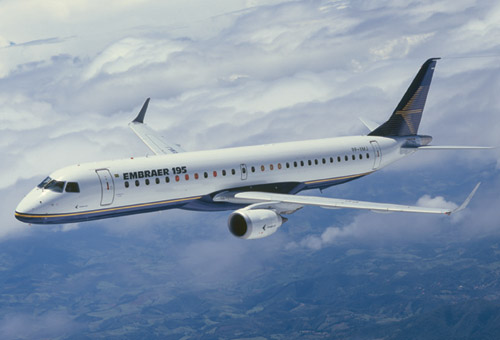 Самолет Embraer 195, который Turkish Airlines хочет поставить на рейс Стамбул-Ивано-Франковск