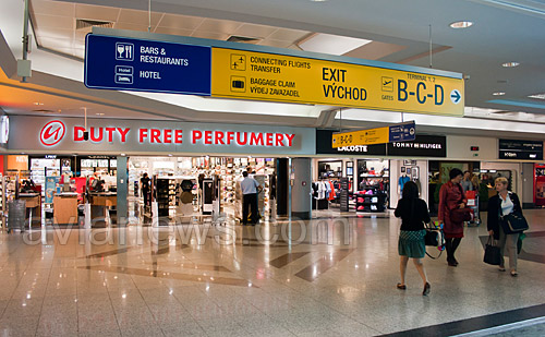 Магазин Duty Free в аэропорту Прага