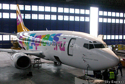  Boeing-737-500 VP-BET    Sky Express   