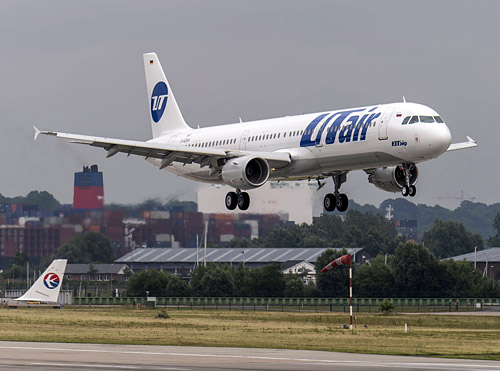 Первый самолет Airbus A321 для авиакомпании Ютэйр