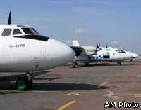 На внутриукраинских линиях авиакомпании в основном используют старые советские Ан-24