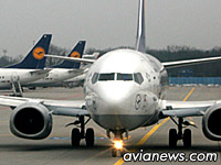 Lufthansa выполняет полеты между 3 городами Германии и Украины