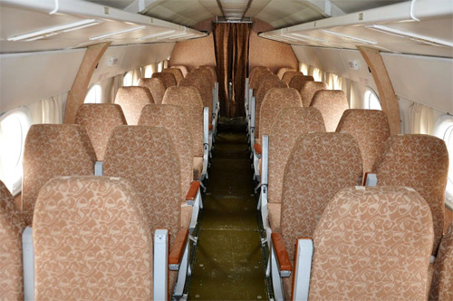 Салон Ту-134 UR-65782 авиакомпании Украина