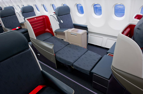 Кресло-кровать в бизнес-классе Airbus A330 Turkish Airlines