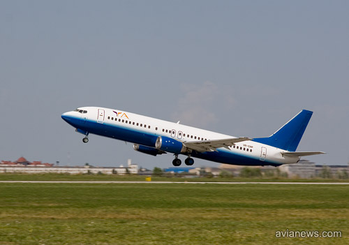 Чартер Yanair на Boeing 737