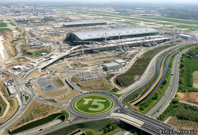 Объем инвестиций в строительство терминала 5 в Heathrow составил 4,3 млрд. фунтов стерлингов, что составляет более чем 8 млрд. в долларовом эквиваленте.
