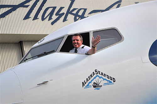 В 2005 году во флоте Alaska Airlines уже был летающий лосось.