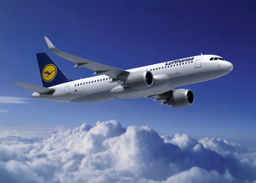 Группа Lufthansa подписала твердый контракт на поставку 100 самолетов семейства Airbus A320neo