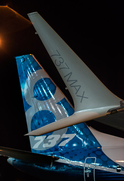 Сдвоенные законцовки крыла на Boeing 737 MAX