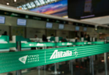 Зона обслуживания пассажиров Alitalia a аэропорту Рима Фьюмичино. Фото: avianews.com