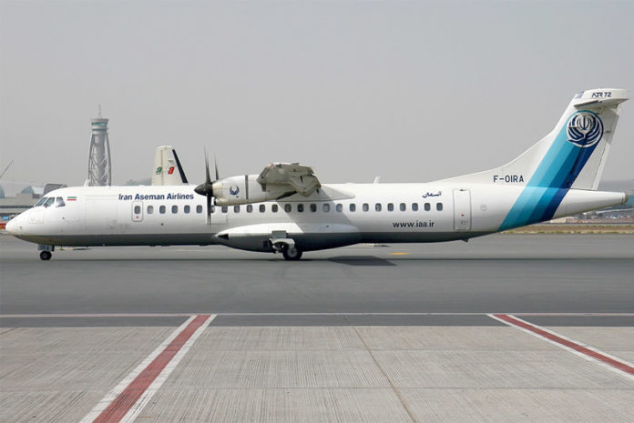 ATR 72 авиакомпании Iran Aseman Airlines