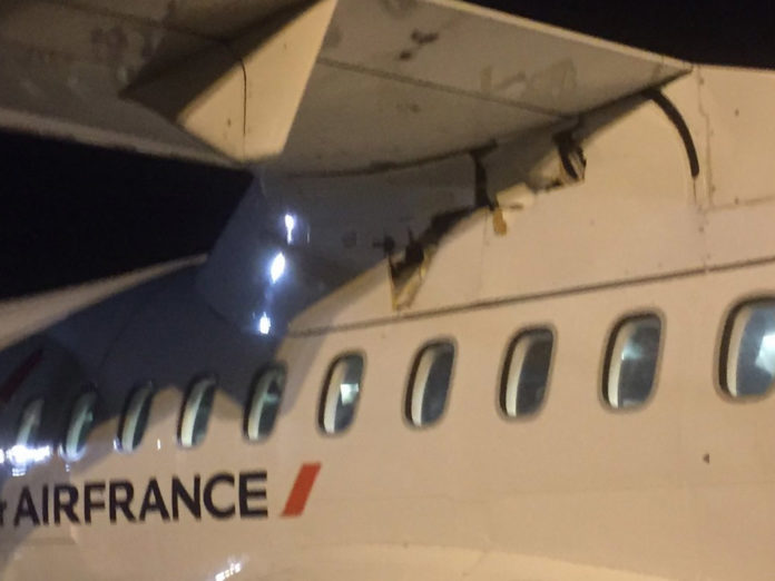 Трещина в фюзеляже ATR 42-500 HOP!