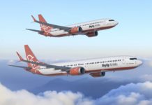 Boeing 737 MAX 8 и Boeing 737 MAX 10 в ливрее SkyUp