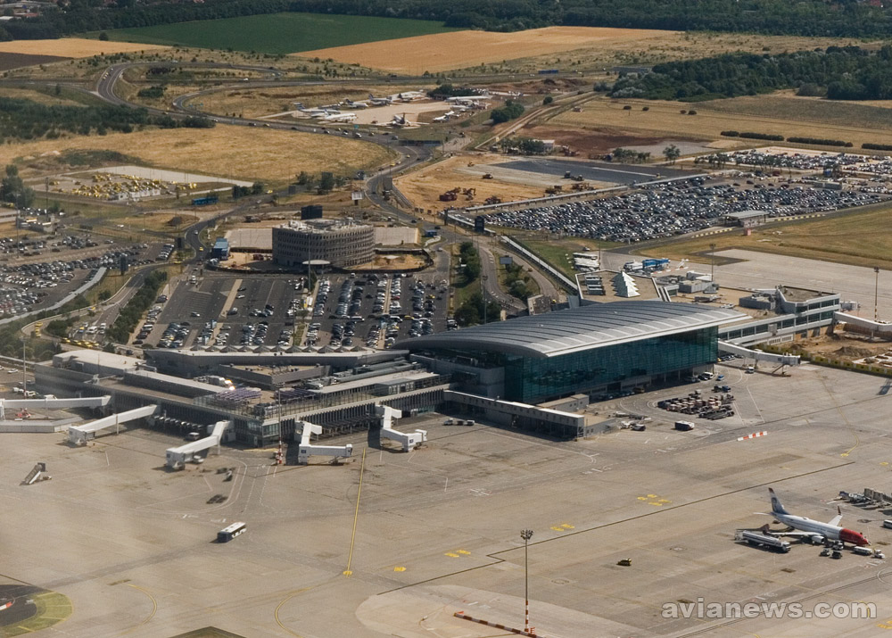Расположение авиационного музея в аэропорту Будапешта Aeropark Budapest