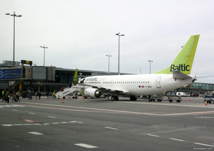 Boeing 737 авиакомпании airBaltic