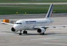 Airbus A319 авиакомпании Air France