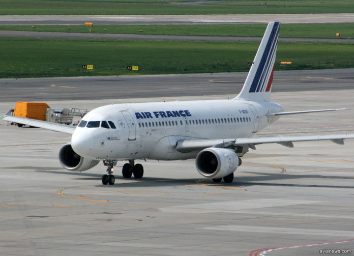 Airbus A319 авиакомпании Air France