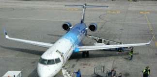 Самолет Bombardier CRJ 900 авиакомпании Nordica