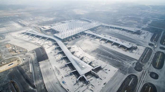 Новый аэропорт Стамбула по состоянию на май 2018 года