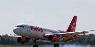 Airbus A320 авиакомпании Air Malta